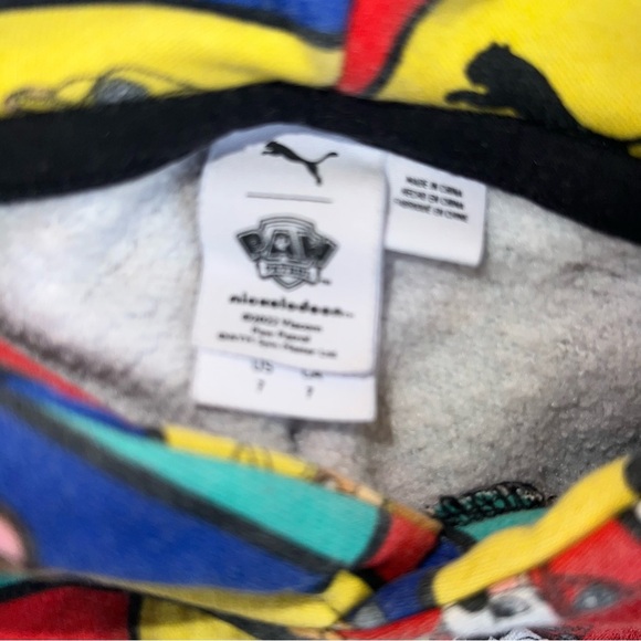 Puma Paw Patrol hoodie sz 7 chase Marshall skye - Picture 3 of 3